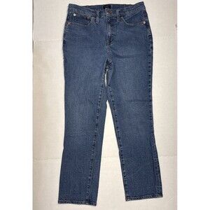 J. Crew Jeans Women's 28 The Essential Straight Medium Wash Blue Preppy